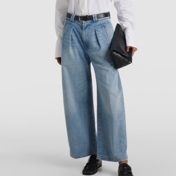 Citizens Of Humanity Cara Cropped Pleated Trouser Pant Chalice Sz 27 NWT